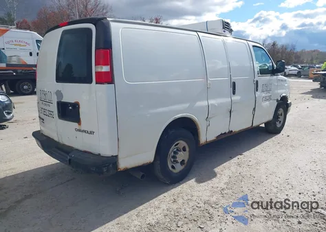 2013 Chevrolet Express 2500 Work Van из США, поврежденный, VIN 1GCWGFBG9D1192280